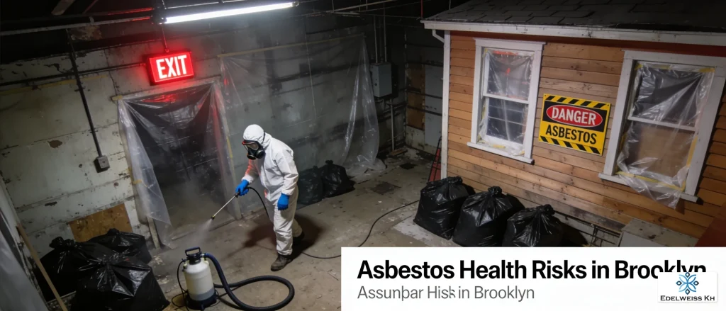 Brooklyn's older buildings frequently contain hidden asbestos in common building materials, posing serious health risks