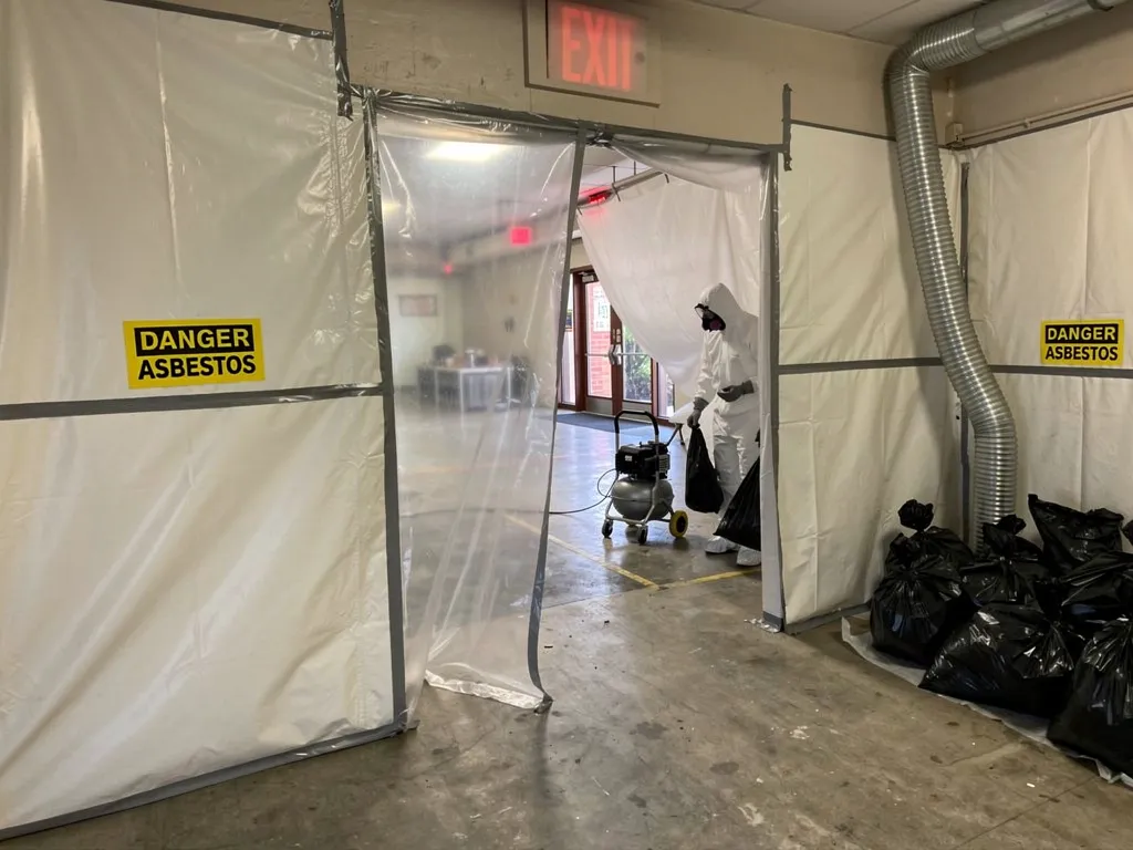 Exposure Control Measures During Asbestos Removal